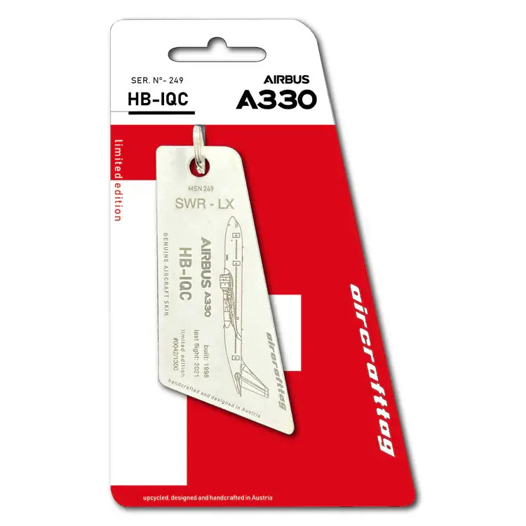 Aircrafttag Airbus A330 Swiss HB-IQC