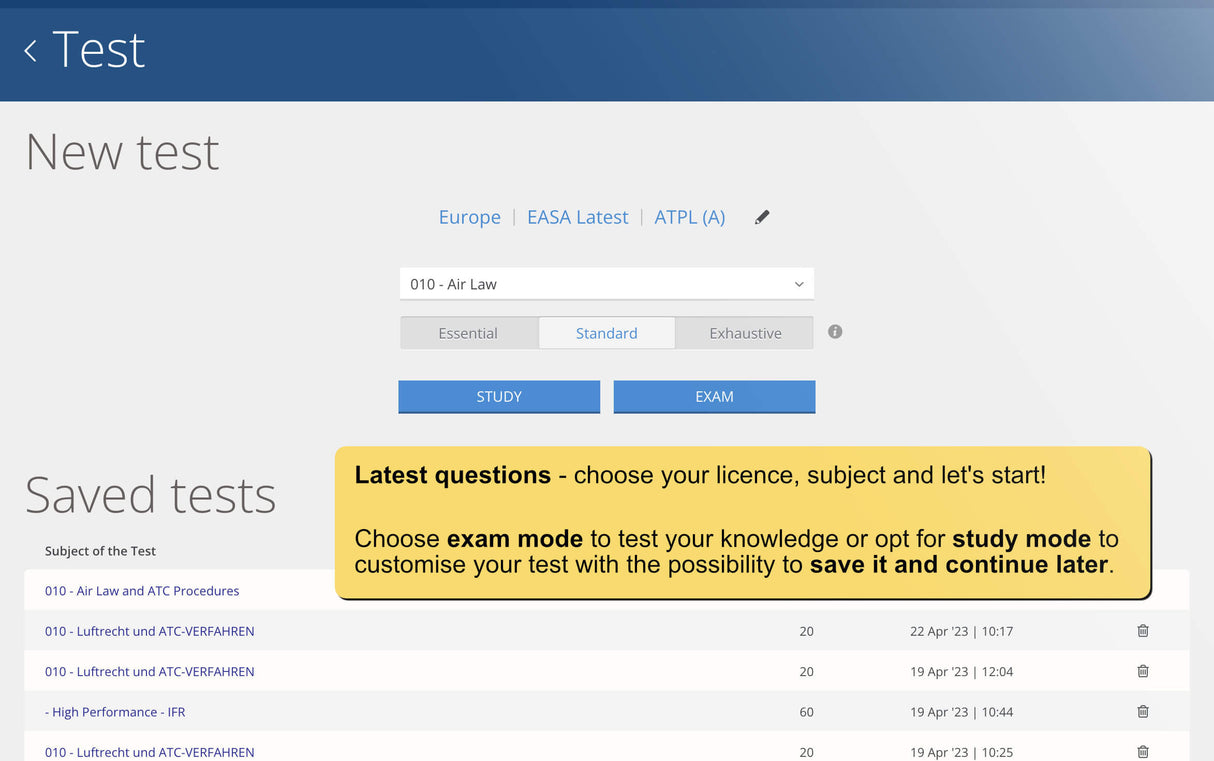 Aviationexam EASA Fragenkatalog