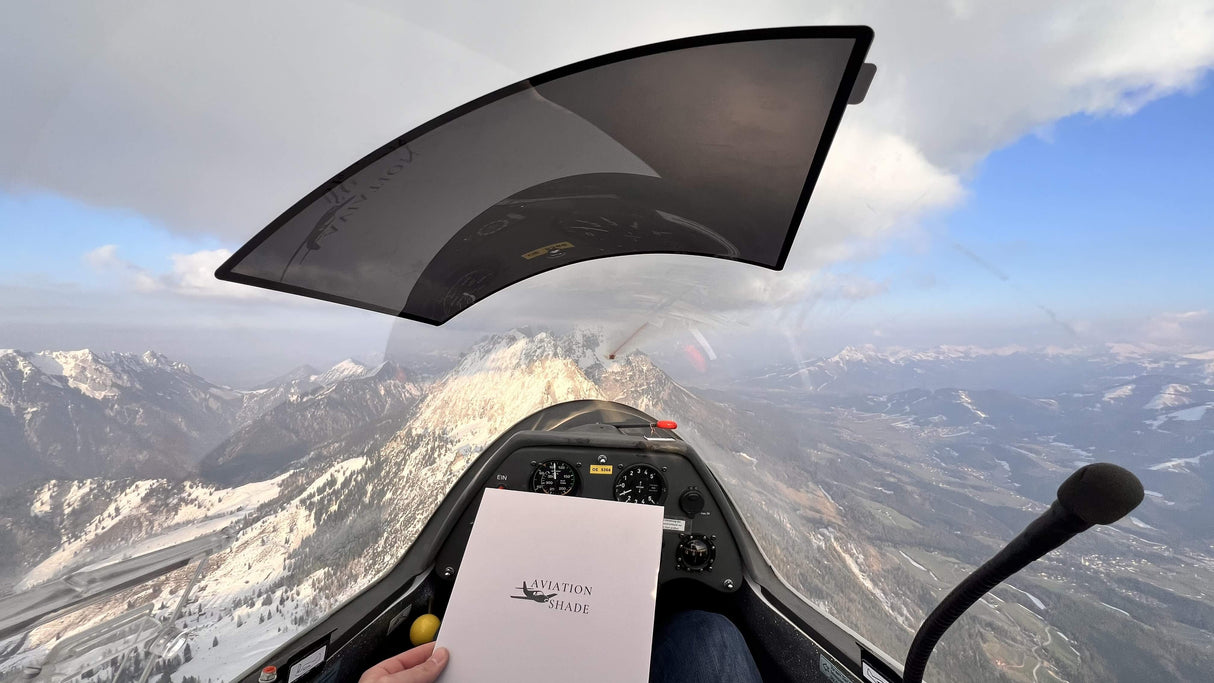 AviationShade – Wiederverwendbare Cockpit-Sonnenblende