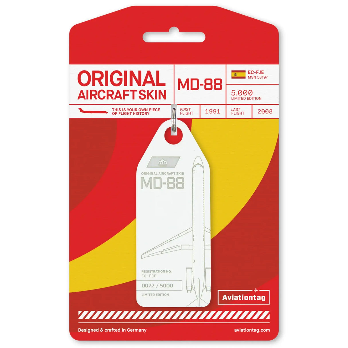 Aviationtag Iberia McDonnell Douglas MD-88 EC-FJE