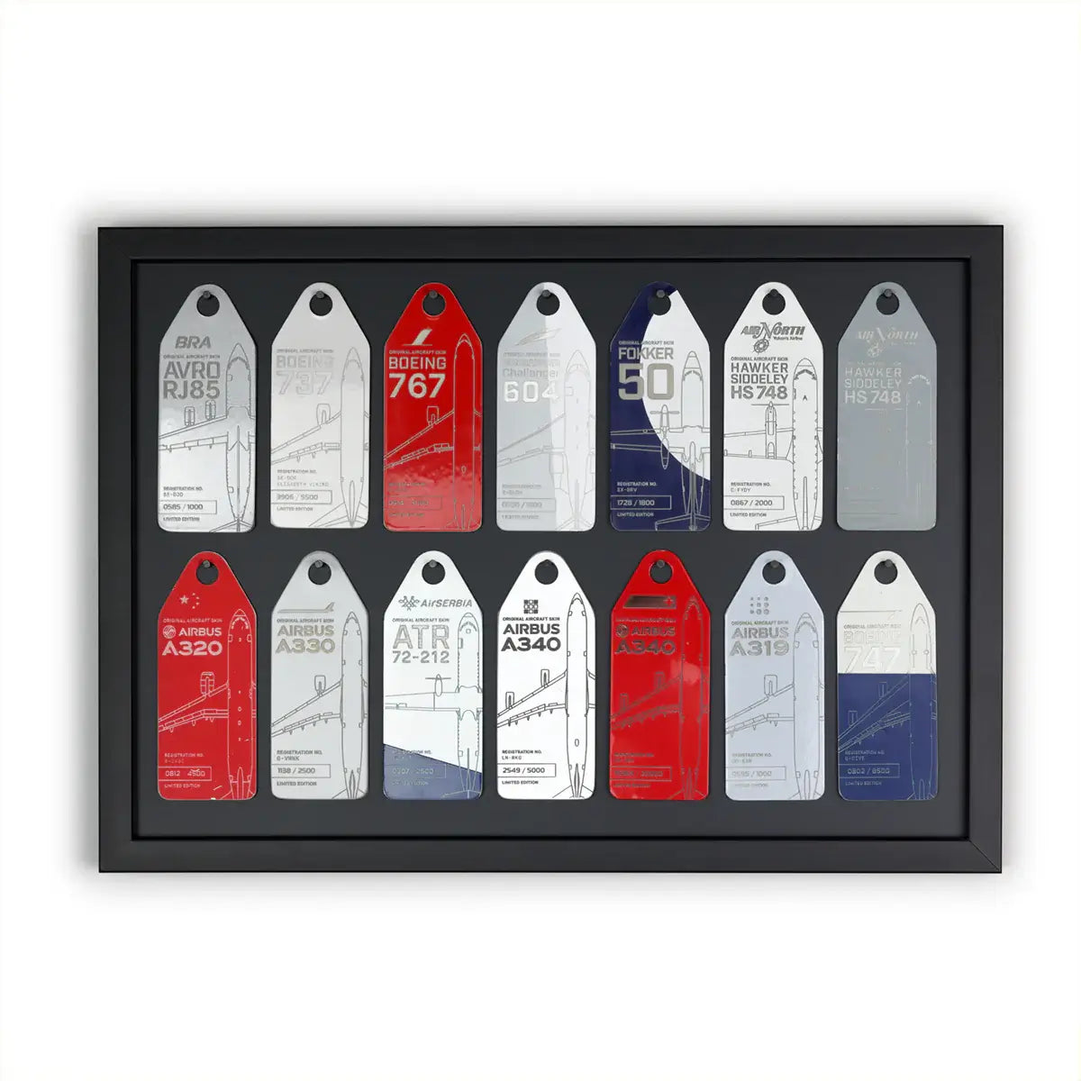 Aviationtag Rahmen für Sammler 30 x 20 cm