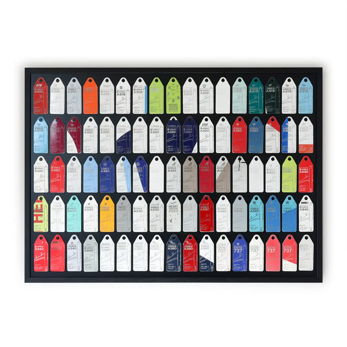 Aviationtag Rahmen für Sammler 70 x 50 cm