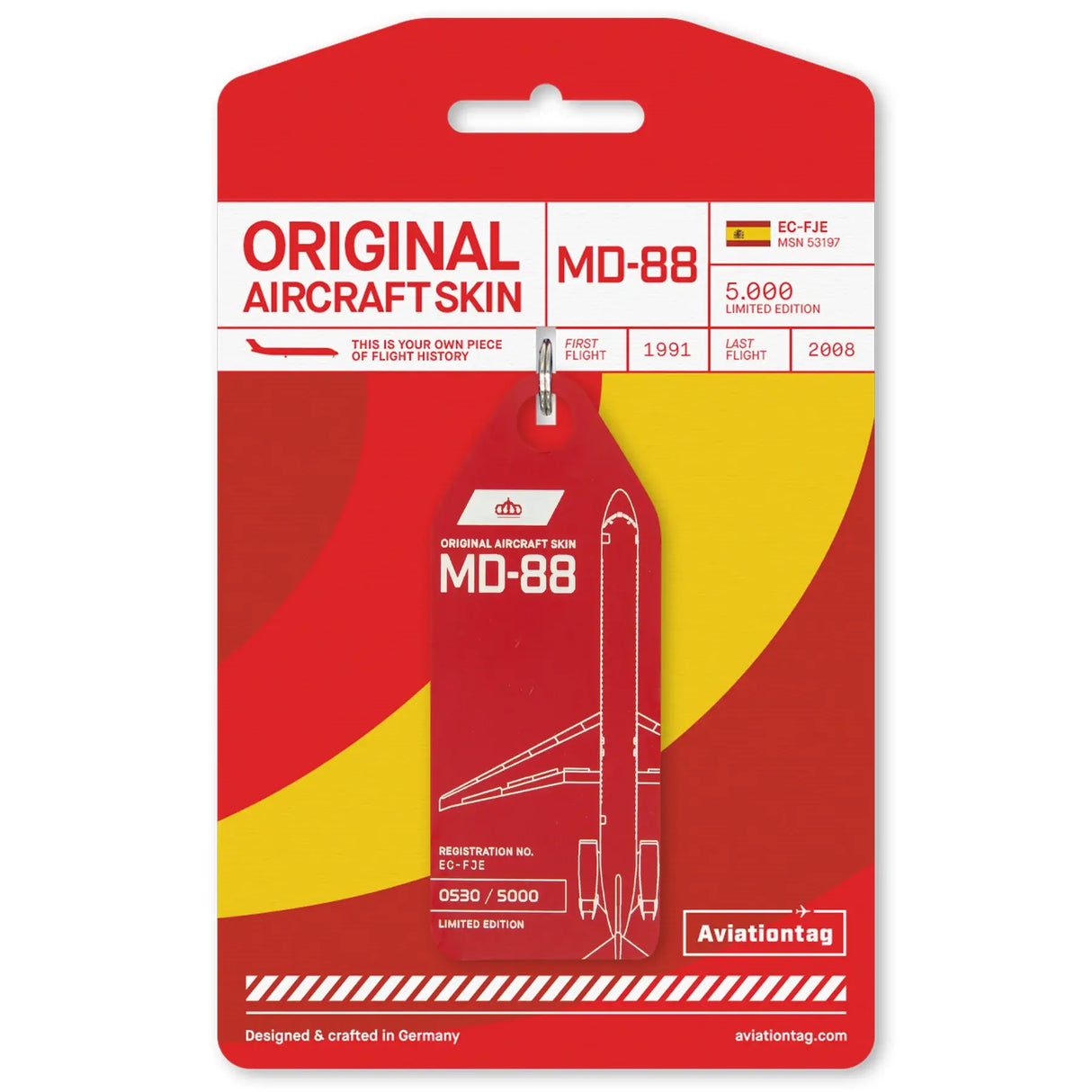 Aviationtag Iberia McDonnell Douglas MD-88 EC-FJE