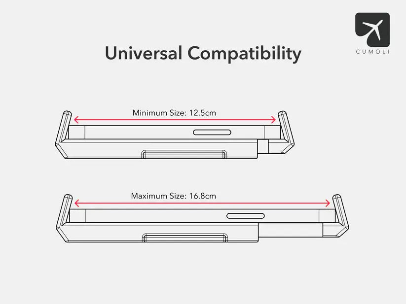 Cumoli Piloten-Kniebrett Universal für Smartphone