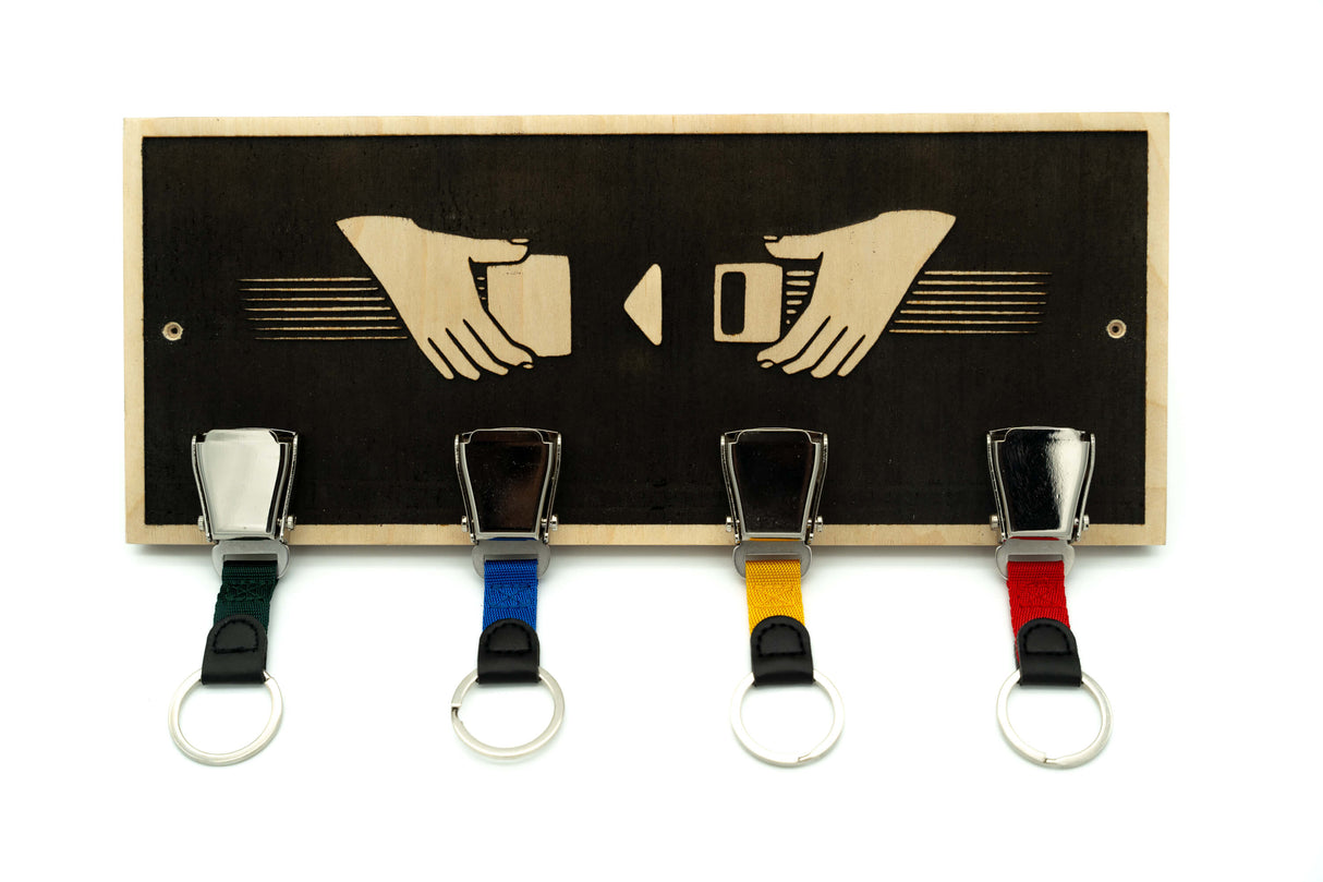 Cumoli Schlüsselbrett mit Flugzeugschnallen