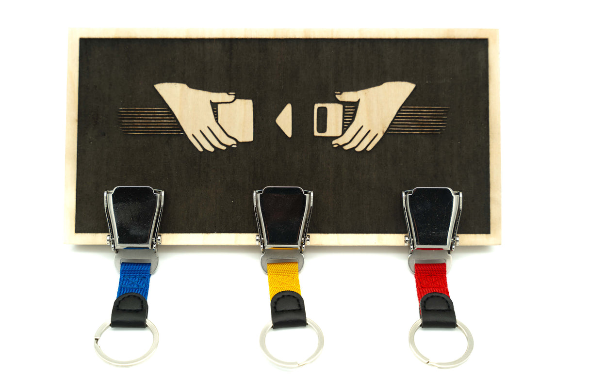 Cumoli Schlüsselbrett mit Flugzeugschnallen