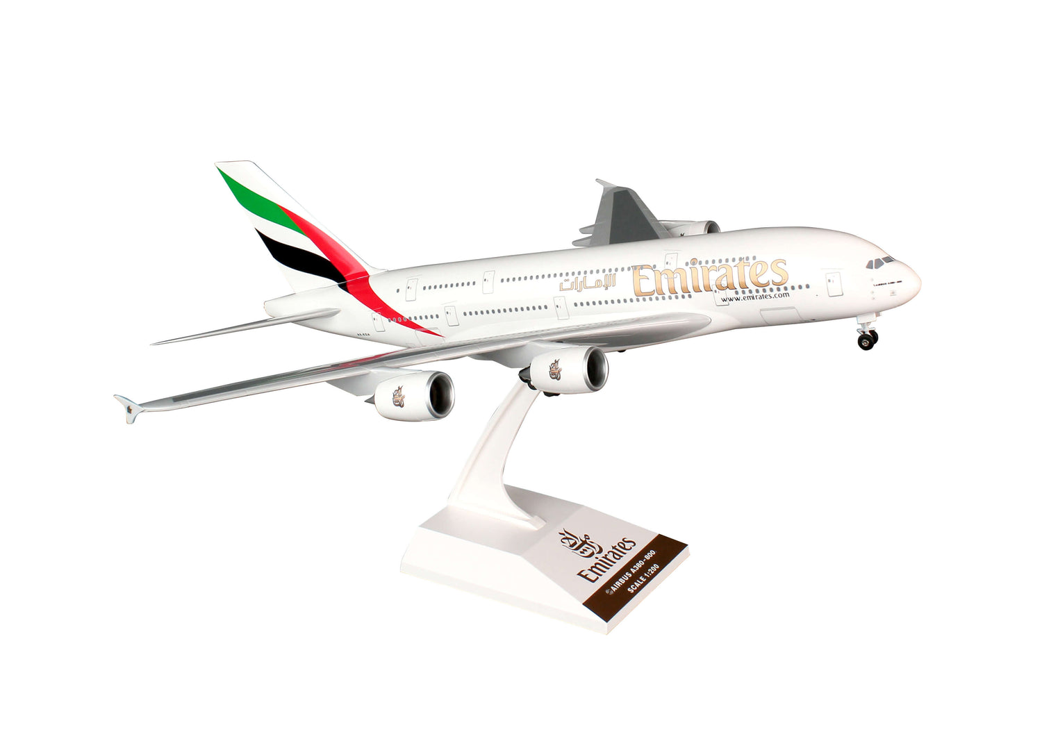 SkyMarks - Flugzeugmodell Airbus A380-800 Emirates (1:200)