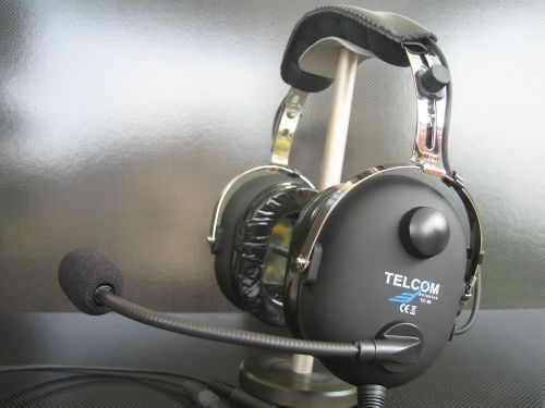 TELCOM TC-50 AS PNR Piloten-Headset mit PJ Stecker