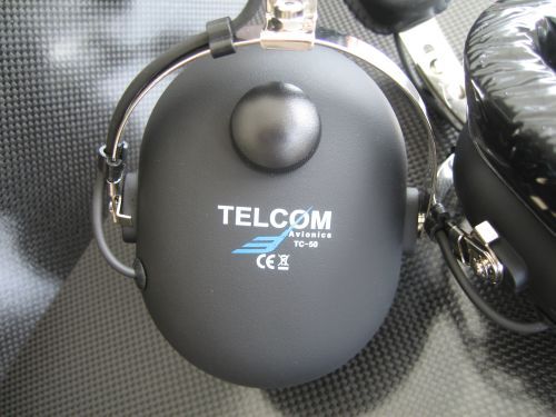 TELCOM TC-50 AS PNR Piloten-Headset mit PJ Stecker
