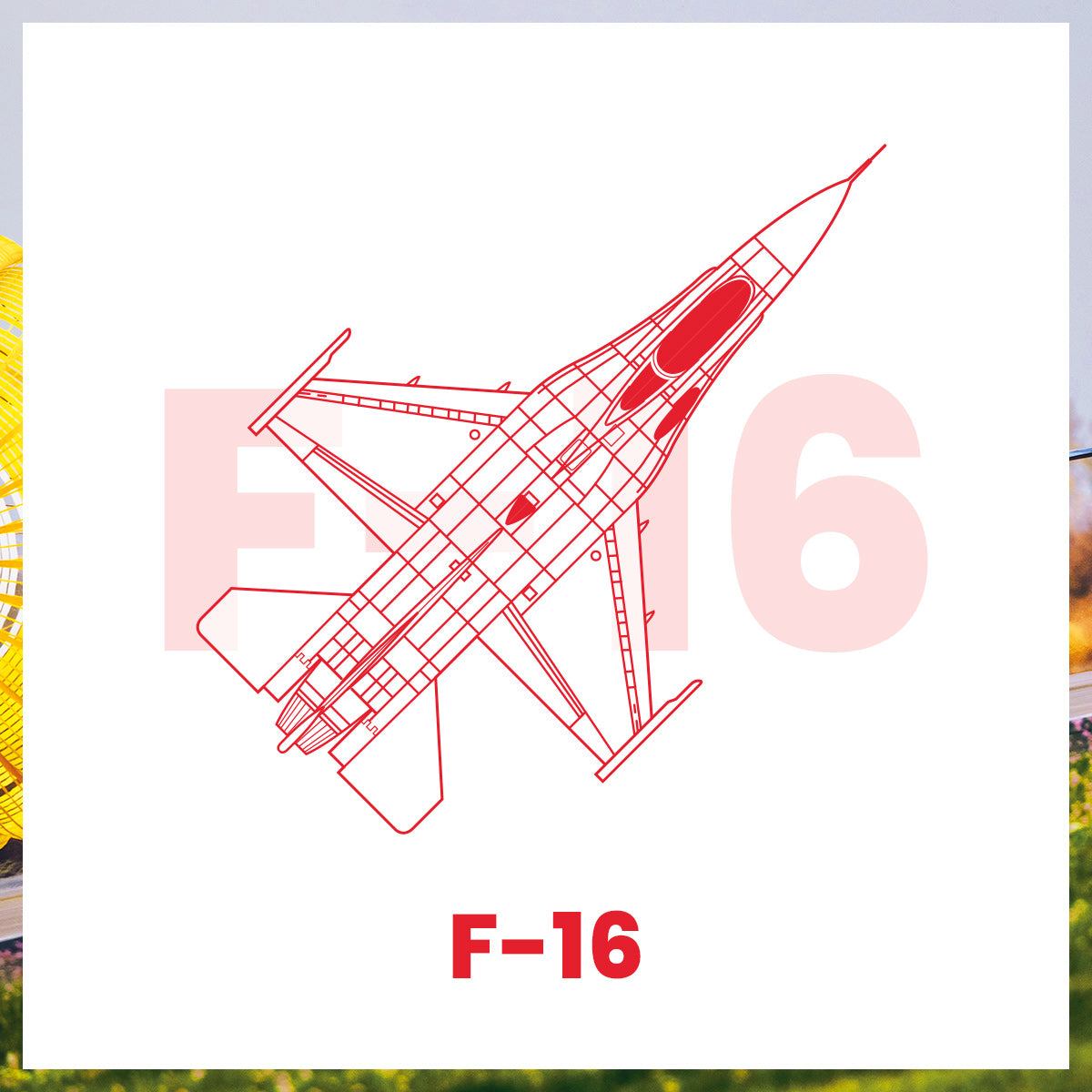 AeroPuzzl - Puzzle F16 Hawk 1000 Teile