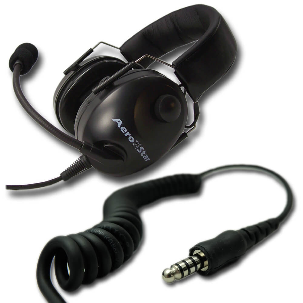 AeroStar Helicopter Headset Comfort U174 Stecker