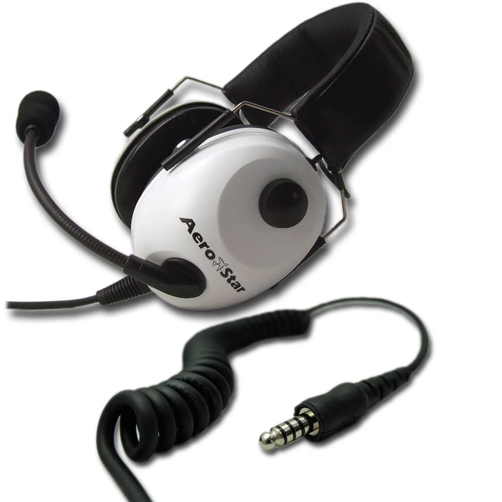 AeroStar Helicopter Headset Comfort U174 Stecker