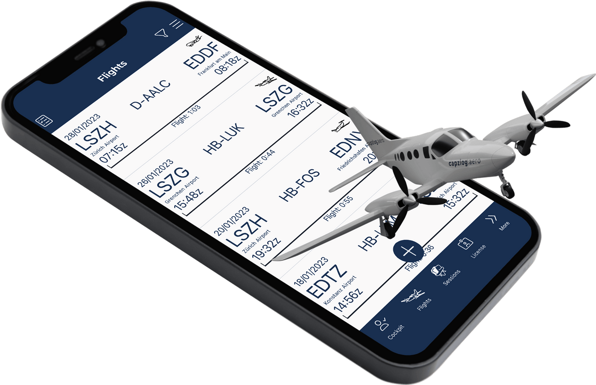 Capzlog - Das digitale Flugbuch