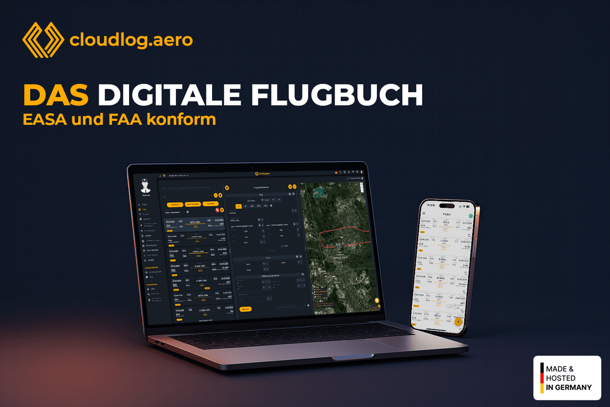 Cloudlog – Digitales Flugbuch für Piloten