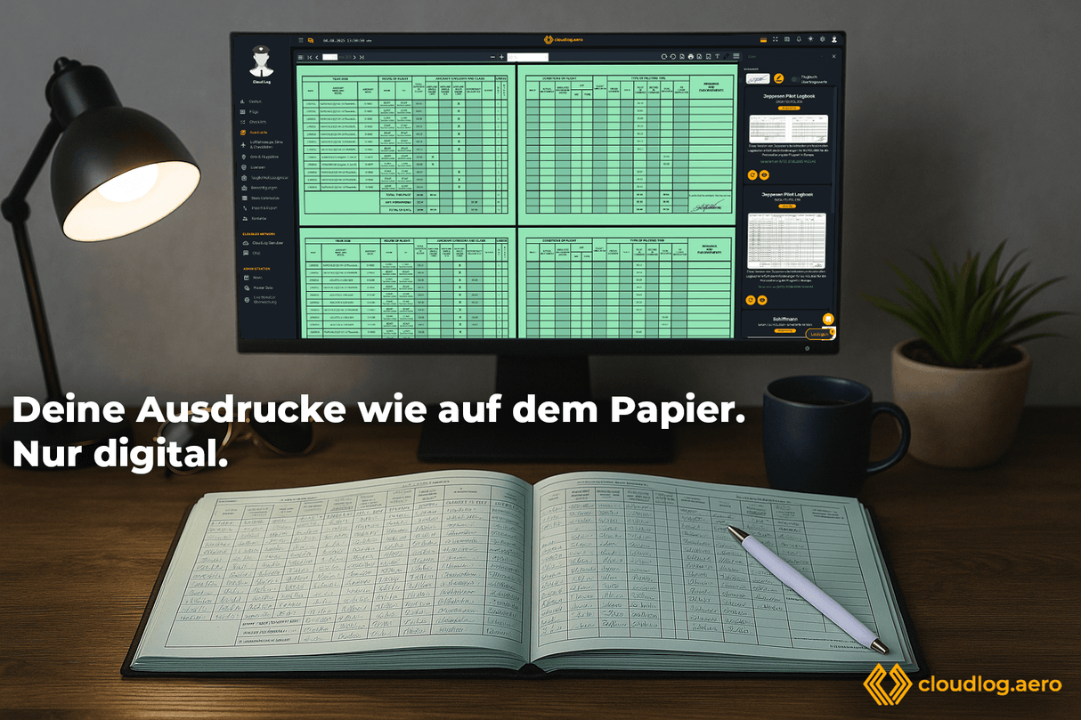 Cloudlog – Digitales Flugbuch für Piloten