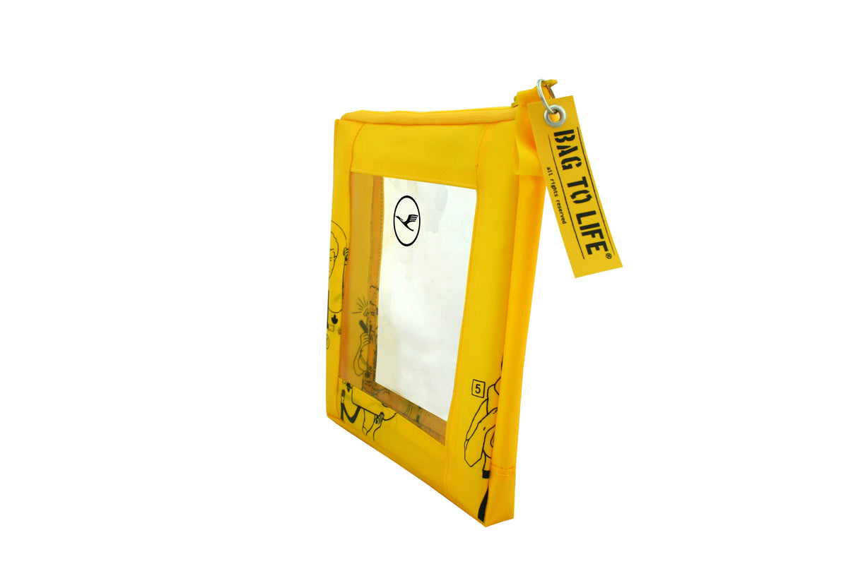 Transparenter Kulturbeutel Liquidbeutel "Carry on cosmetics"