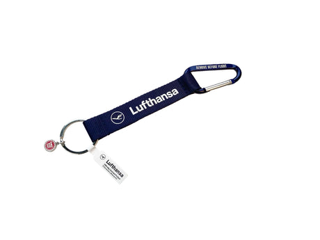 RBF Schlüsselanhänger "Lufthansa" mit Karabiner-Strap