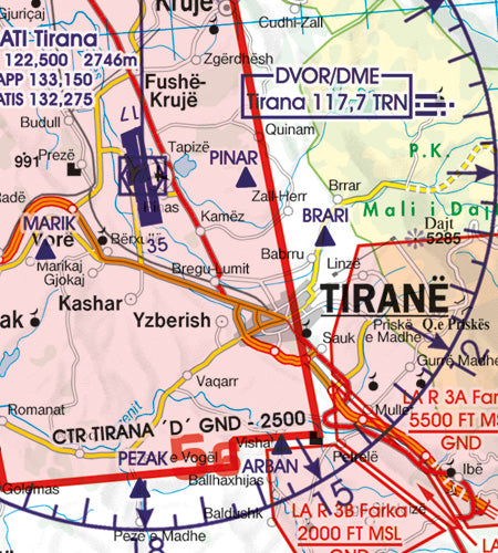 Rogers Data VFR Flugkarte Balkan