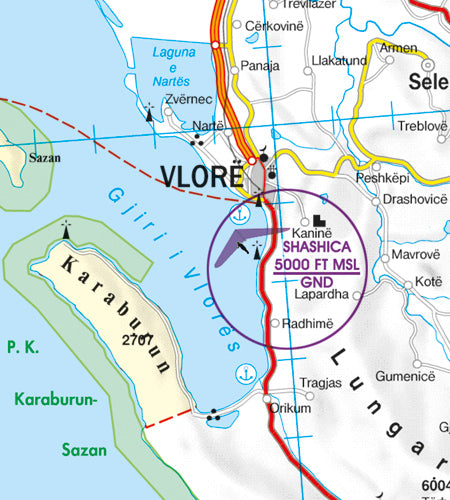 Rogers Data VFR Flugkarte Balkan