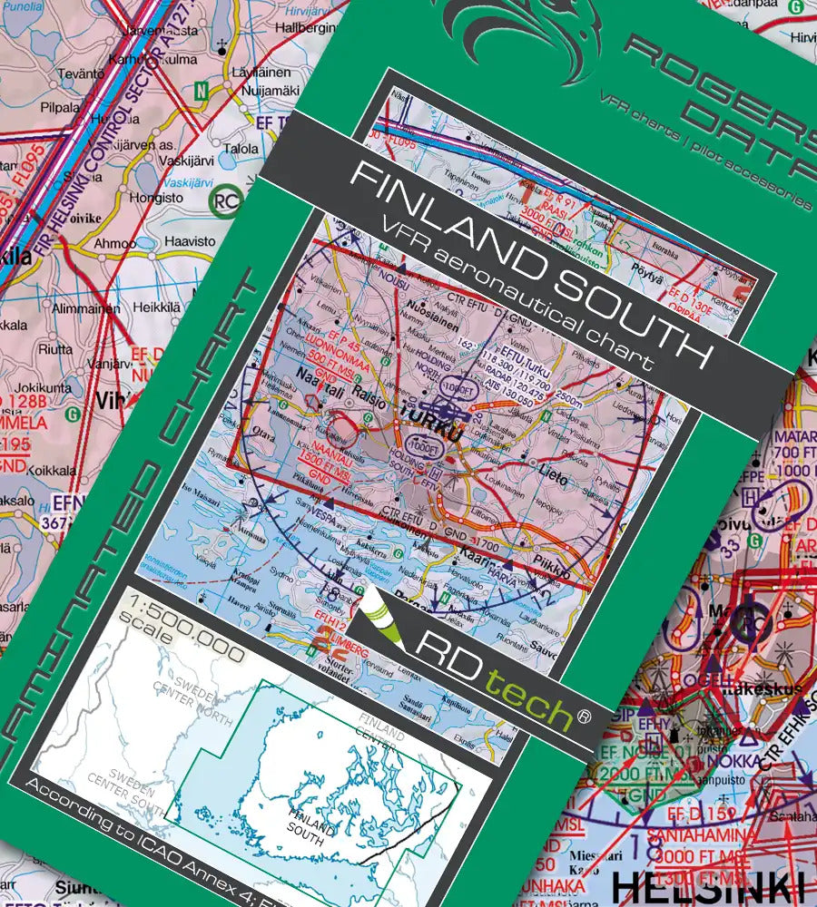 Rogers Data VFR Flugkarte Finnland Süd