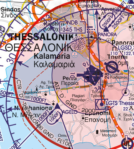 Rogers Data VFR Flugkarte Griechenland Süd Ost