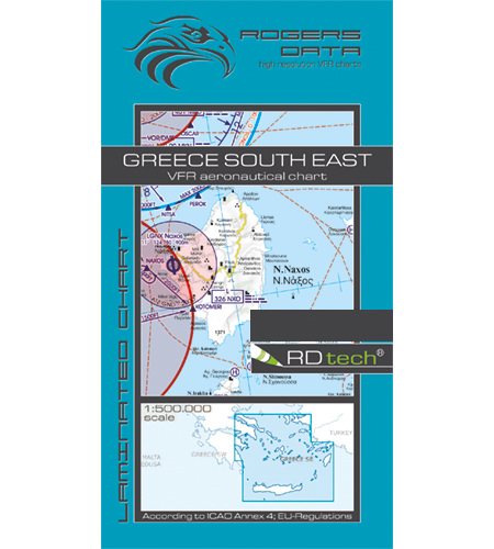 Rogers Data VFR Flugkarte Griechenland Süd Ost
