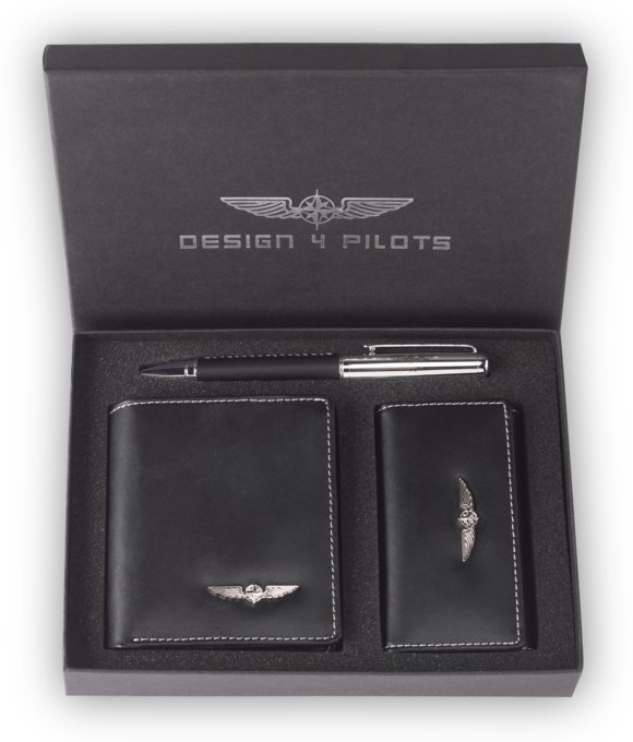 Design4Pilots - Pilot Wallet Set