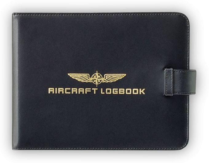Design4Pilots - Schutzhülle für Flugzeugbücher "Aircraft Logbook"