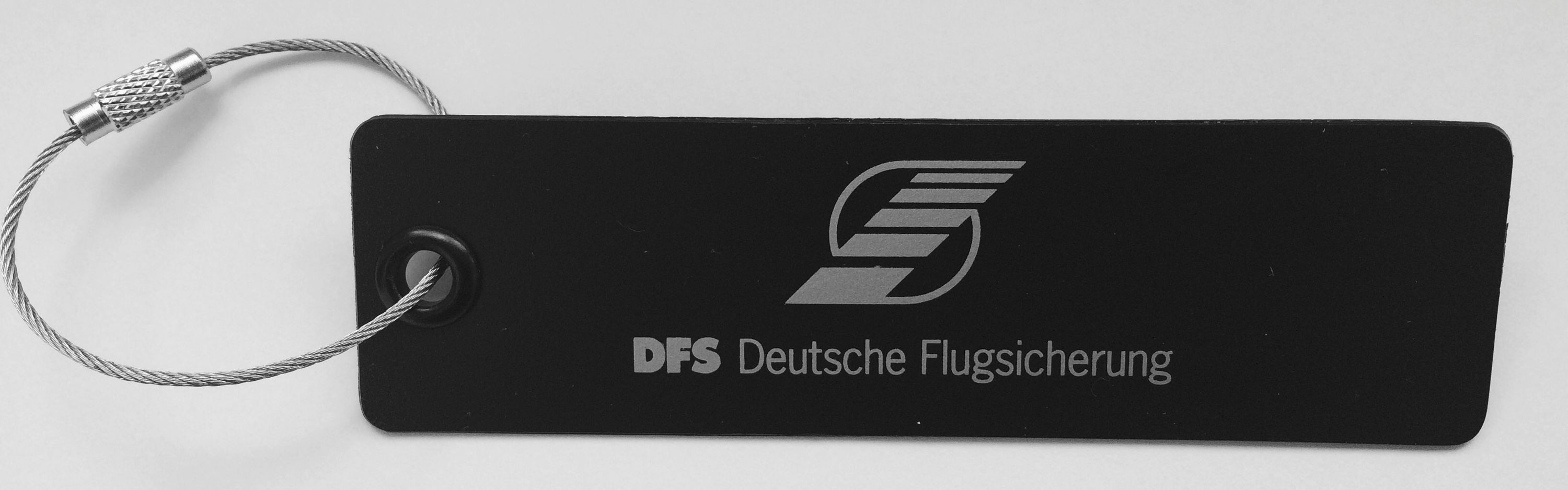 Kofferanhänger mit DFS-Logo