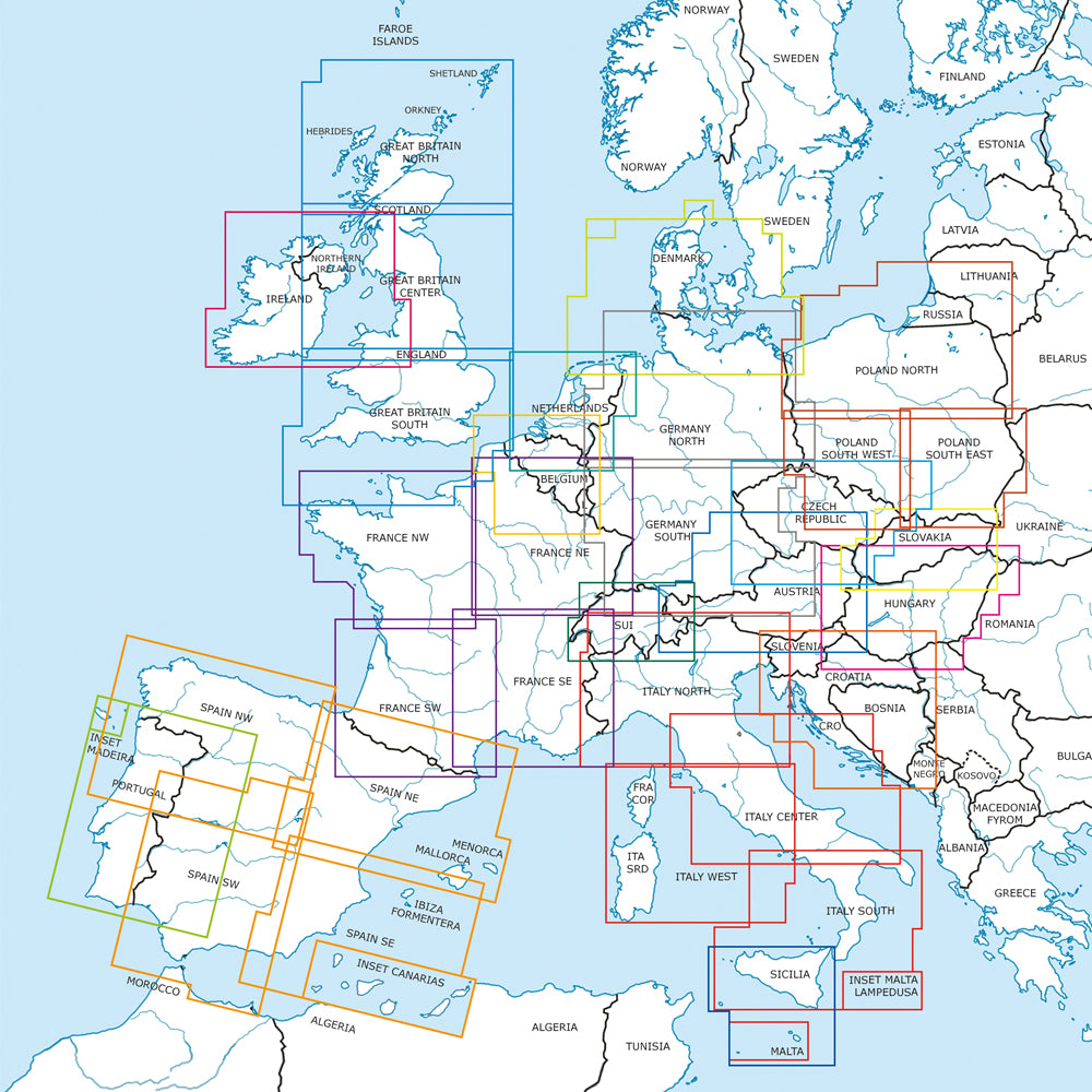 Rogers Data VFR Flugkarte Polen Süd Ost 1:500.000, laminiert