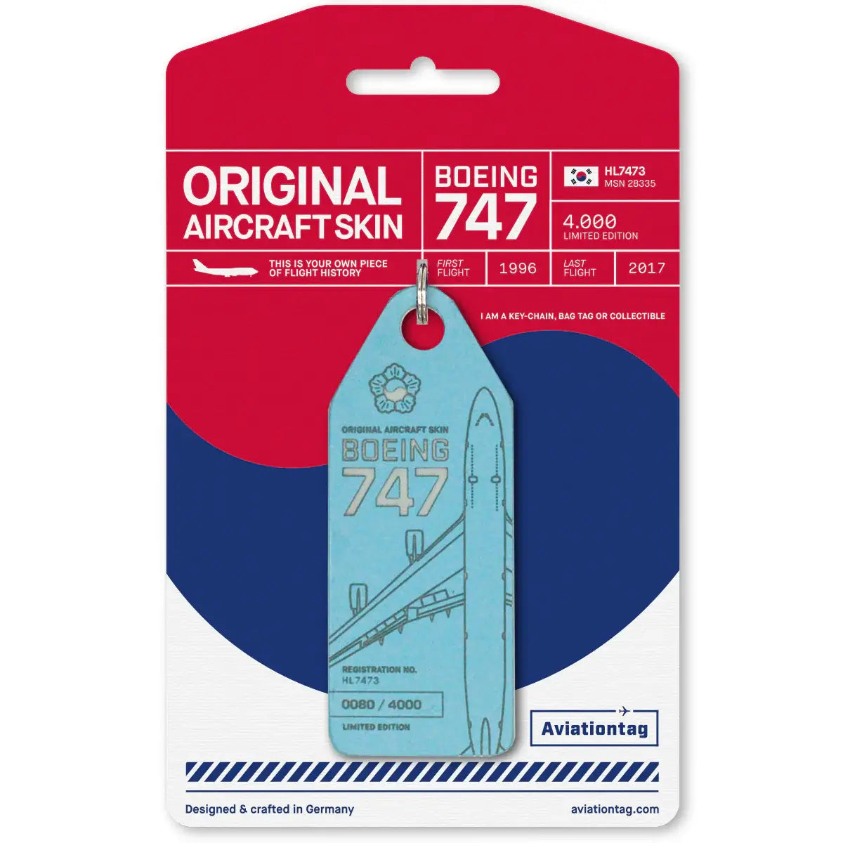 Aviaitiontag Korean Air Boeing 747 - HL7473