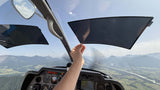 AviationShade – Wiederverwendbare Cockpit-Sonnenblende