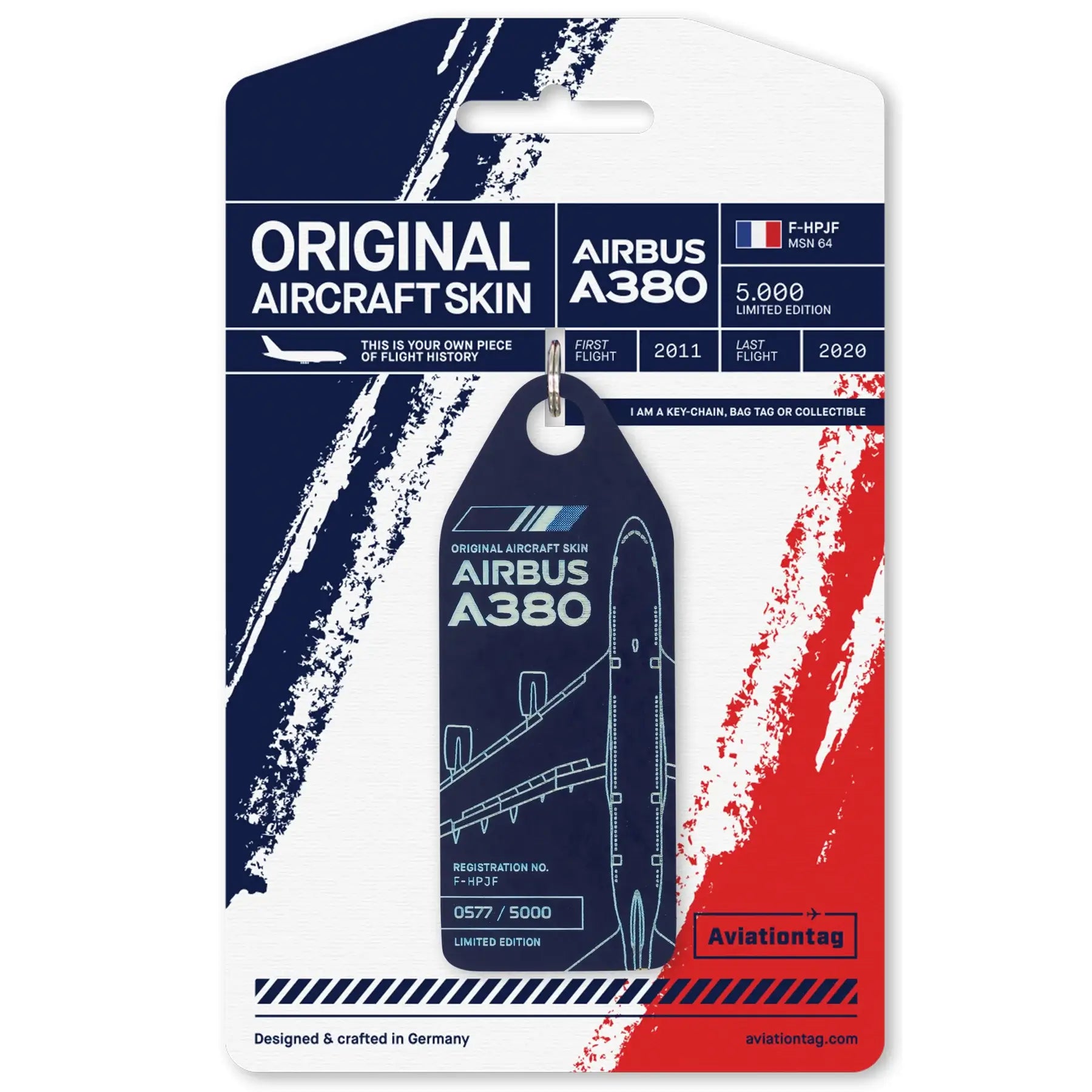Aviationtag Air France Airbus A380 F-HPJF – Aeroshop24