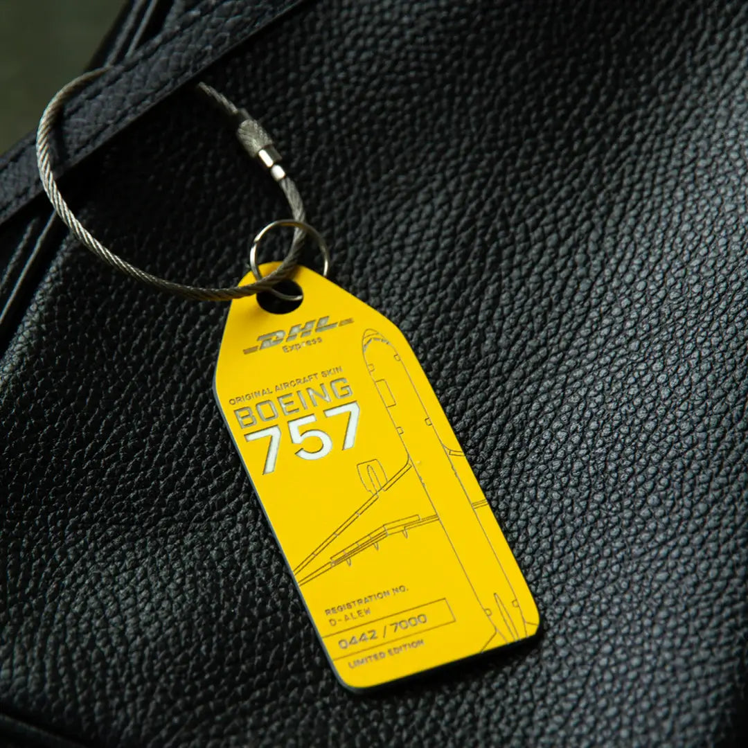 Aviationtag DHL Express Boeing 757 D-ALEW