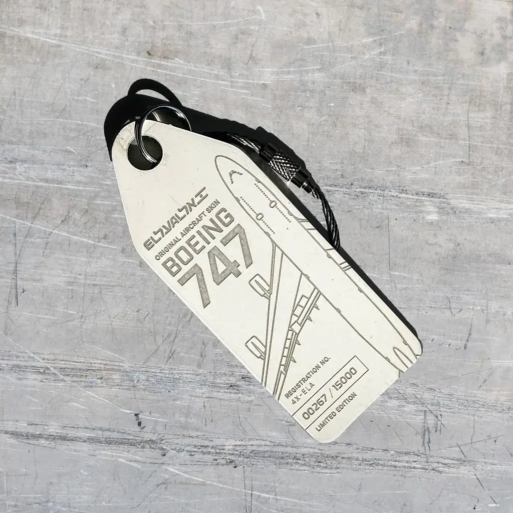 Aviationtag El Al Boeing 747 4X-ELA