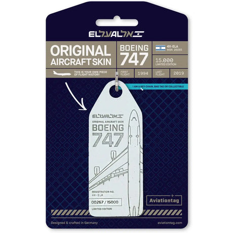 Aviationtag El Al Boeing 747 4X-ELA