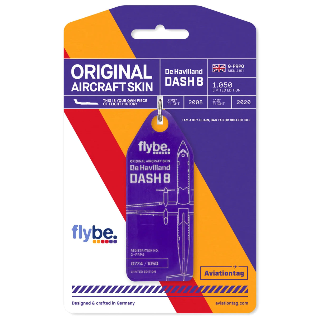 Aviationtag Flybe Dash 8 G-PRPG