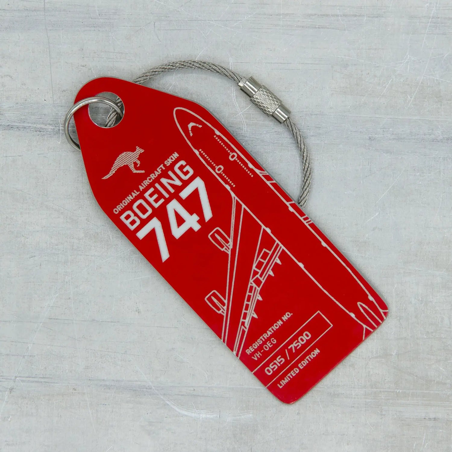 Aviationtag Qantas Boeing 747 VH-OEG