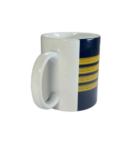 Rogers Data Kaffeetassen Pilot Captain Stripes 4er Set