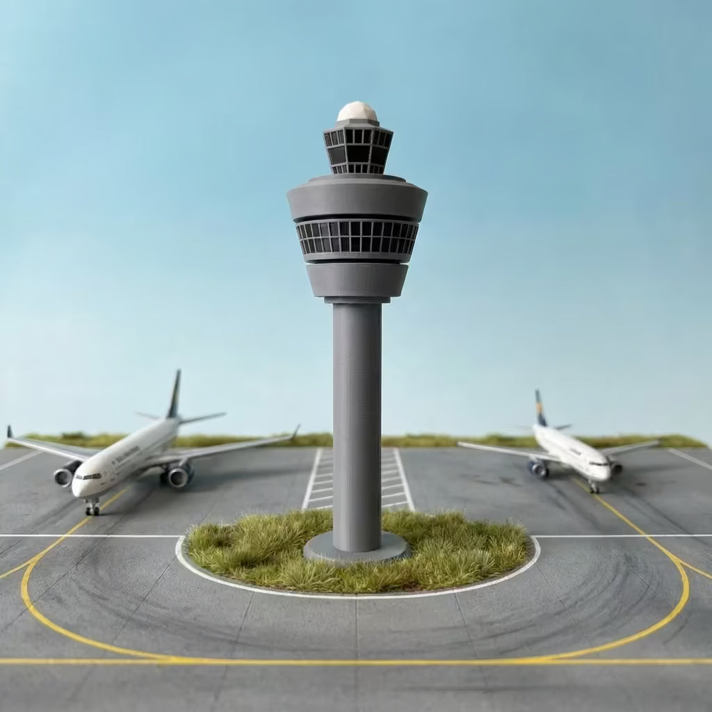 Tower Modell - Flughafen Amsterdam Schiphol