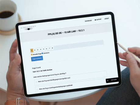 Aircademy PPL A Onlinekurs inkl. Fragentrainer
