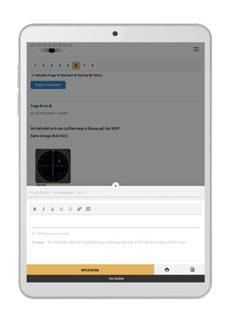 Aircademy Online-Fragentrainer PPL (A)