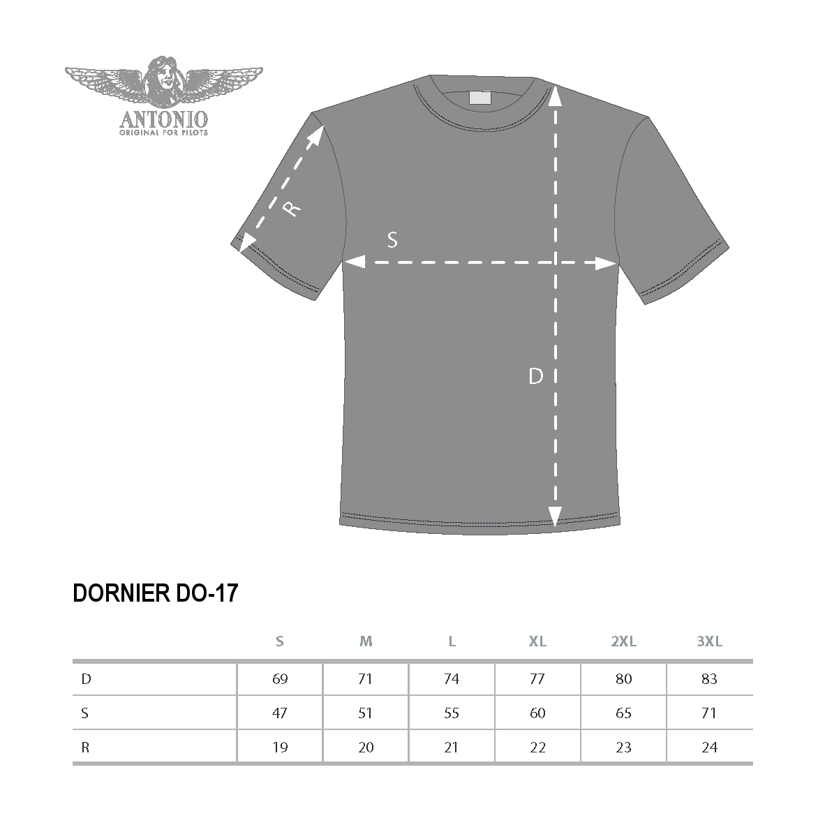 Antonio - T-Shirt Bomber Dornier DO 17