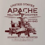 Antonio - T-Shirt Kampfhubschrauber APACHE AH-64D