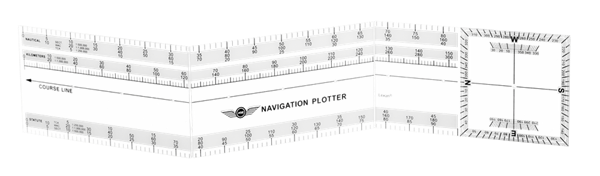 ASE Faltbares Navigationslineal Ultimate Folding Plotter