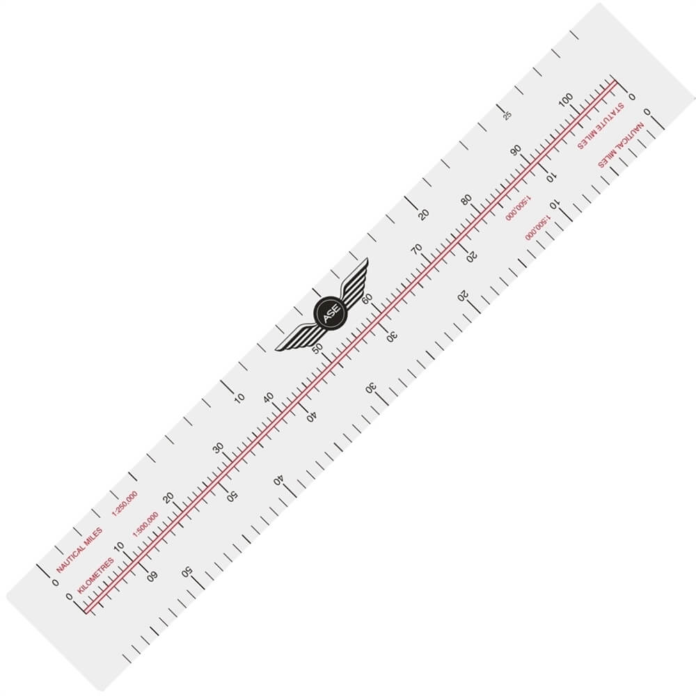 ASE Navigationslineal 24 cm Short Navigation Ruler