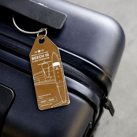 Aviationtag Beechcraft 18 C45H N6NA