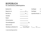 Bordbuch für die unbemannte Luftfahrt / Drohnen-Bordbuch