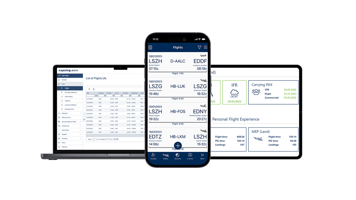 Capzlog - Das digitale Flugbuch