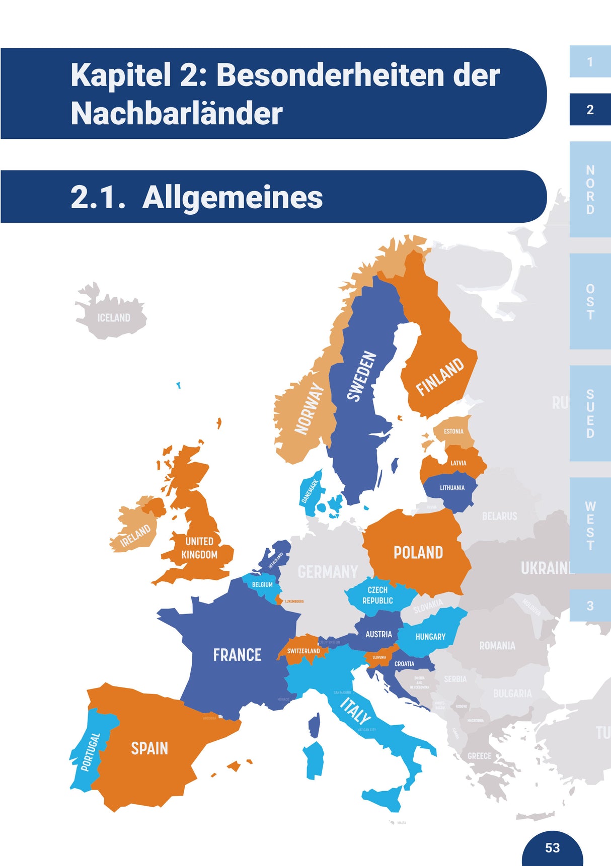 Cross Border Information für VFR-Flüge ins Ausland